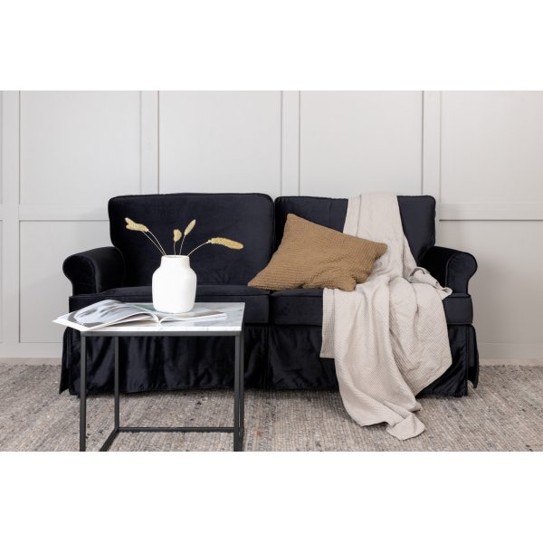 Tyger 2-seters sofa - Svart
