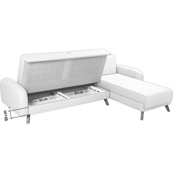 Kronos sovesofa Mørkeblå Kronos sovesofa Mørkeblå