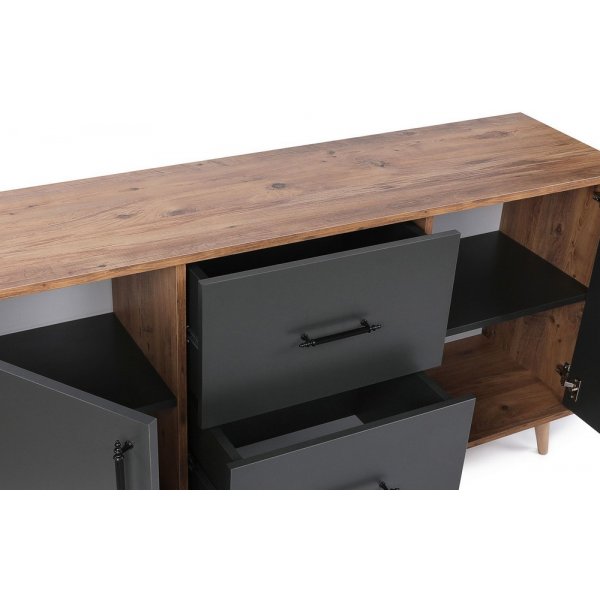 Cordoba skjenk - Valnøtt/antrasitt Cordoba skjenk - Valnøtt/antrasitt