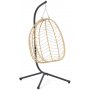 Hengestol Lugo - Svart/beige Hengestol Lugo - Svart/beige