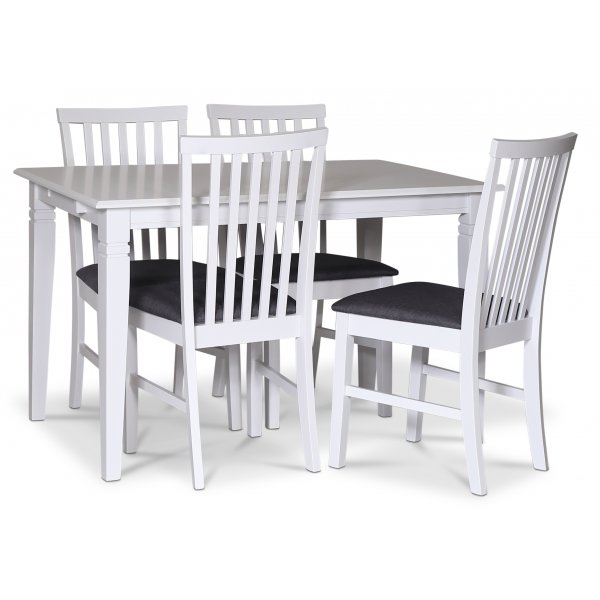 Sandhamn spisebord, 120x80 cm - Hvit