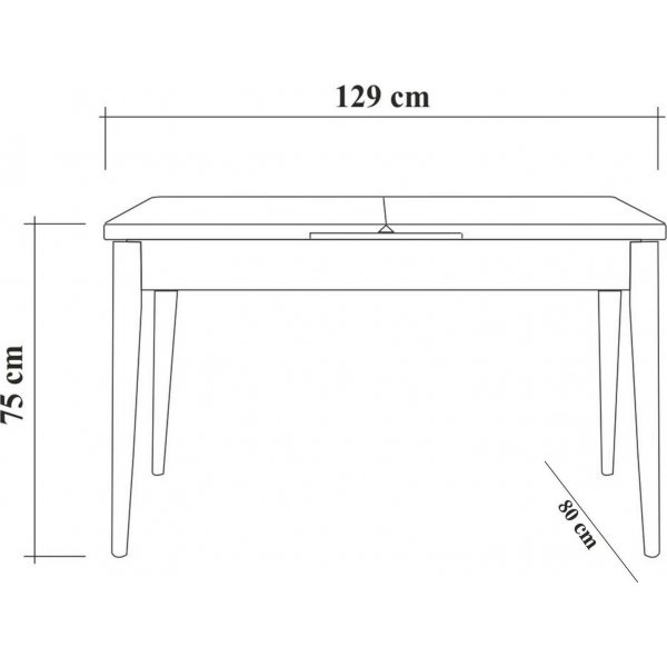 Vina spisebord - Furu