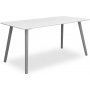 Rosvik spisebord 155 cm - Hvit/gr