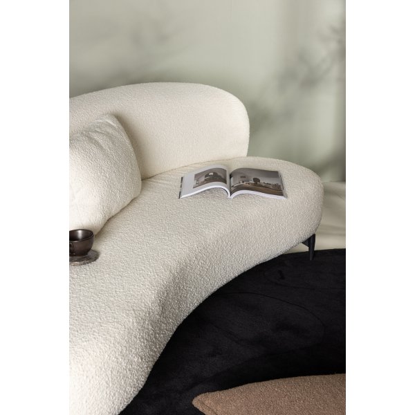 Luna 3-seters sofa - Sort/Hvit Luna 3-seters sofa - Sort/Hvit