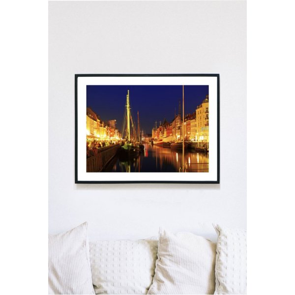 Posterworld - Motiv København om natten - 70x100 cm Posterworld - Motiv København om natten - 70x100 cm