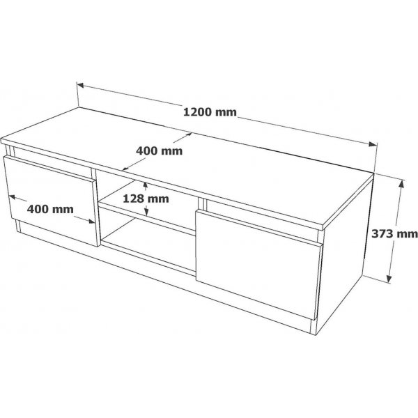 Silva mediebenk -Svart Silva mediebenk -Svart
