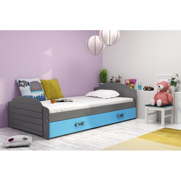 Helsingr juniorseng 90x200 cm (hvit eller gr farge)