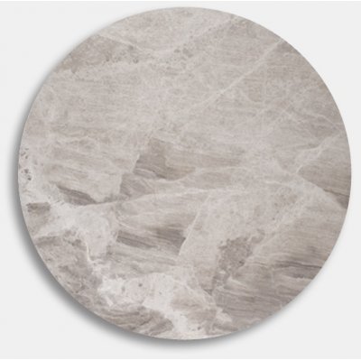 Sølv Diana (Beige) marmorplate 85 cm rund