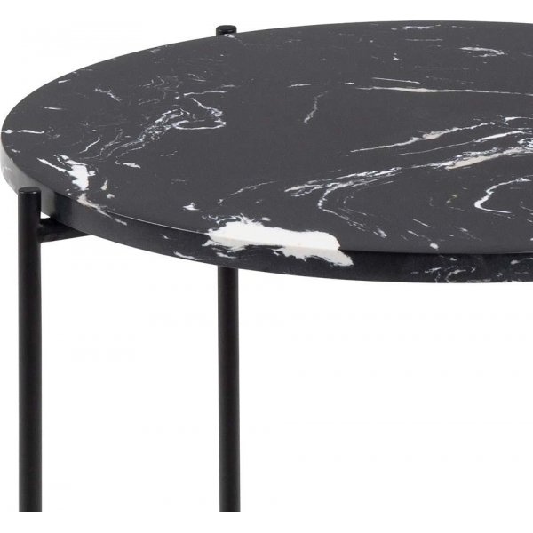 Avila sidebord Ø42 cm - Sort Avila sidebord Ø42 cm - Sort