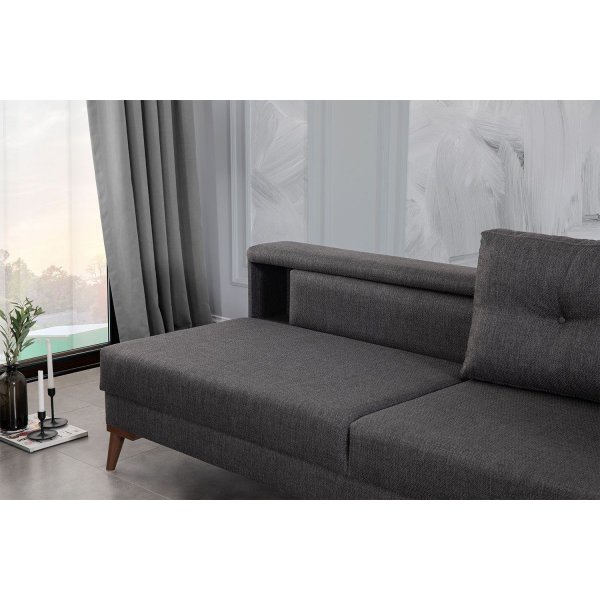 Oslo hjørnesofa - Antrasitt Oslo hjørnesofa - Antrasitt