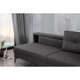 Oslo hjrnesofa - Antrasitt