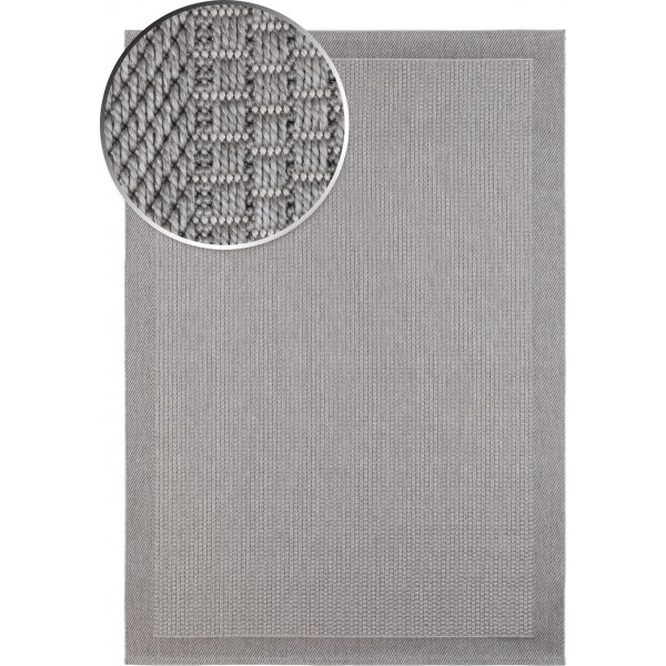 Miami flatvevd teppe grå Miami flatvevd teppe grå