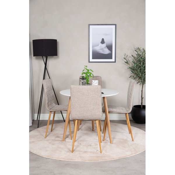 Sirocco Lyx spisestol - Lysegrå Sirocco Lyx spisestol - Lysegrå