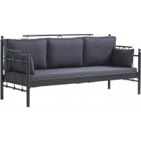 Hampus 3-seters utesofa - Svart/antrasitt Hampus 3-seters utesofa - Svart/antrasitt