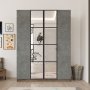 Home garderobe 2 - Brun/gr