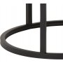 Spiro sofabord 50/80 cm - Eik/sort