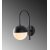 Karsholm vegglampe 3302 - Sort/hvit