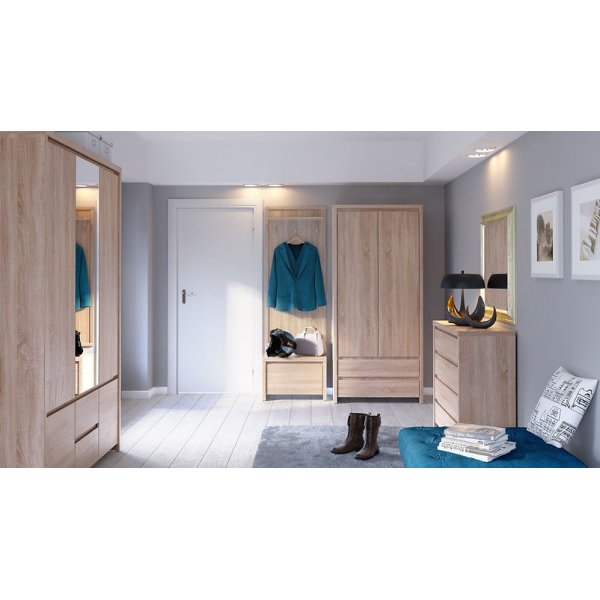 Filippa garderobe - Eik