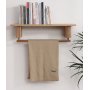 Posh hattehylle 80 cm - Lakkert eik