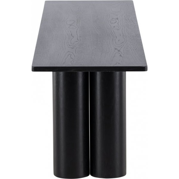 Olivia benk 180 cm - Sort