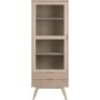 A-Line glassskap 190 cm - Hvit