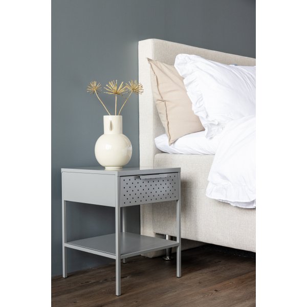 Nattbord fra Sacramento - lysegrå Nattbord fra Sacramento - lysegrå