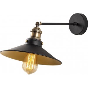 Samba vegglampe 3741 - Sort/gull