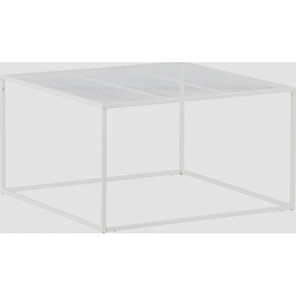 Netz salongbord 80 x 80 cm - Hvit