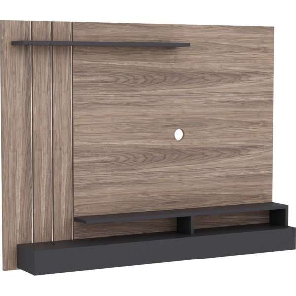 Lawrance mediabenk - Fume/Oak