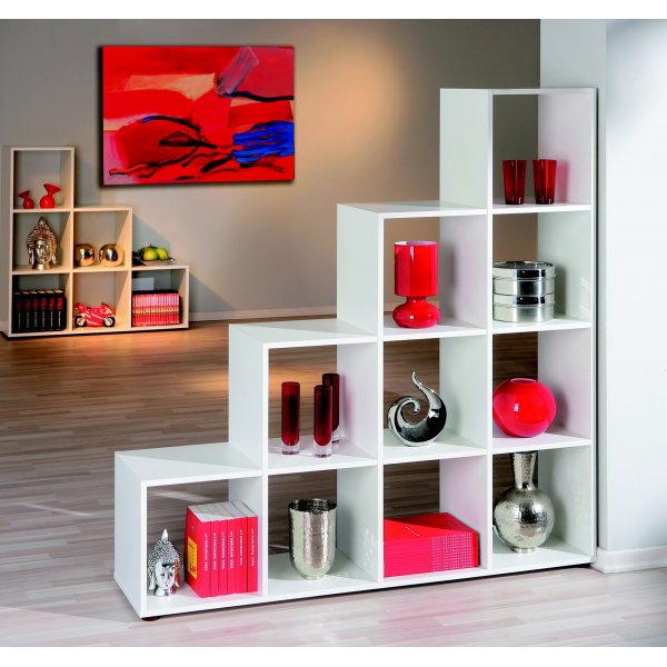 Melany bokhylle 10 - Hvit Melany bokhylle 10 - Hvit