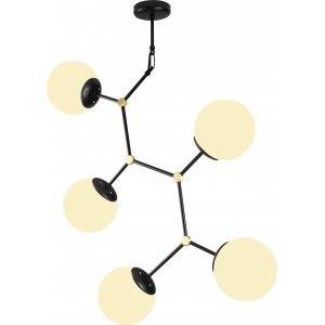 Damar taklampe 6311 - Sort/hvit