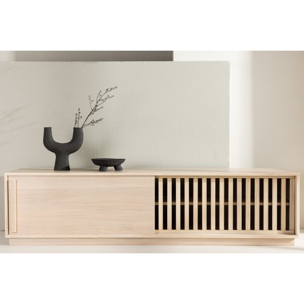 Lugo TV-stativ - Hvitvasket