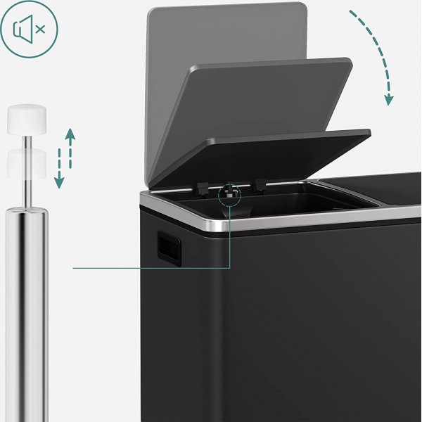 Daloa bin 60 l - Sort Daloa bin 60 l - Sort