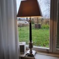 Kundebilde Piff lampefot H74 cm - Svart / Sølv