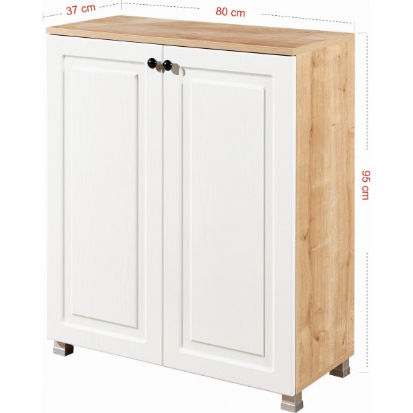 Tuvalle 35 skoskap - Safir eik/valnøtt Tuvalle 35 skoskap - Safir eik/valnøtt