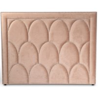 Bianca Hodegavl Beige (fløyel) - Valgfri bredde Bianca Hodegavl Beige (fløyel) - Valgfri bredde