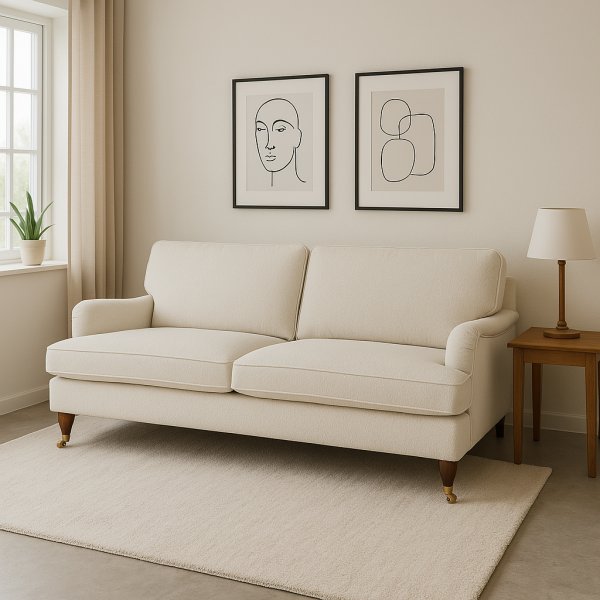 Howard Watford Deluxe 3-seters sofa i boucl