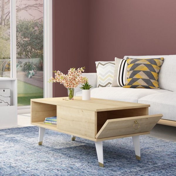 Delux salongbord 90 x 45 cm - Safir