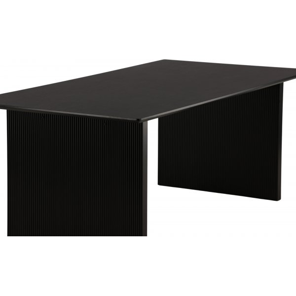 Vail spisebord 200 x 100 cm - Sort Vail spisebord 200 x 100 cm - Sort