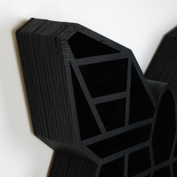 Kryptisk vegghylle 7 Sort Kryptisk vegghylle 7 Sort