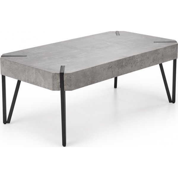 Marlene sofabord - Svart/betongm�nster