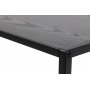 Seaford skrivebord 130 cm - Sort