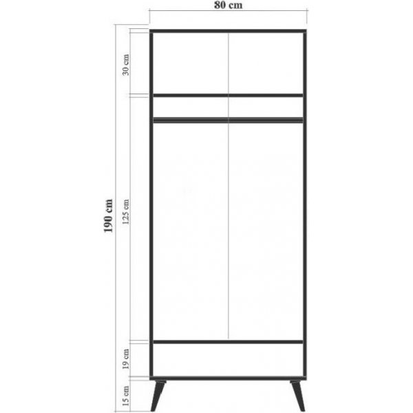 City Triangle garderobe - Beige