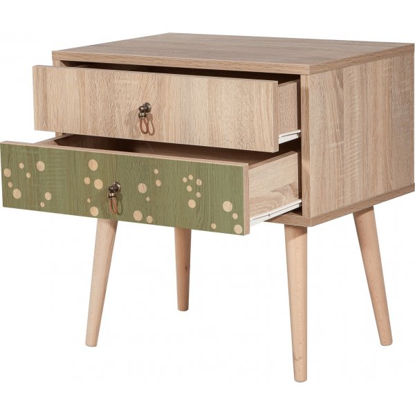 City Dino nattbord - Beige City Dino nattbord - Beige