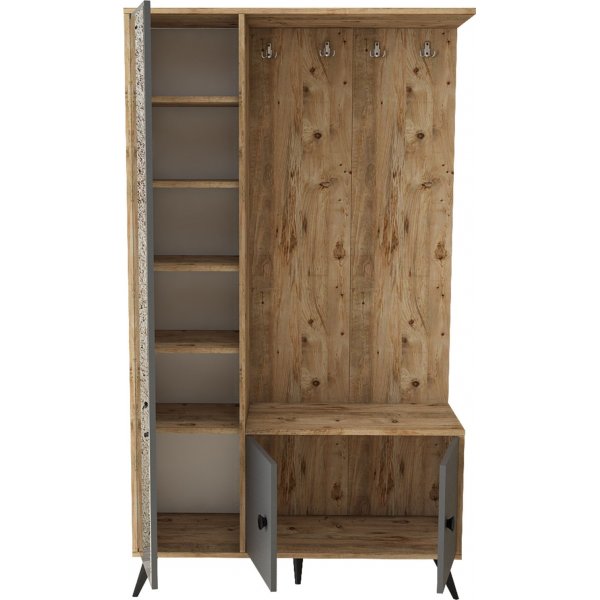 Vilamo gangm�bel - Furu/antrasitt