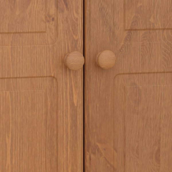 Richmond garderobeskap med 2 drer - Brun