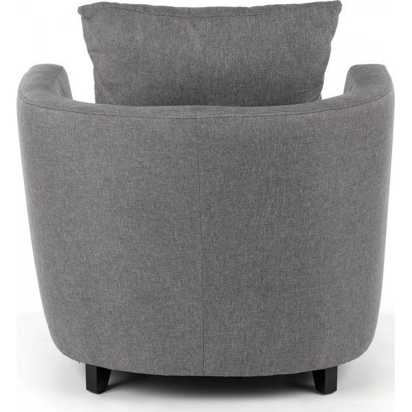 Virginia lenestol med fotskammel - Grå Virginia lenestol med fotskammel - Grå