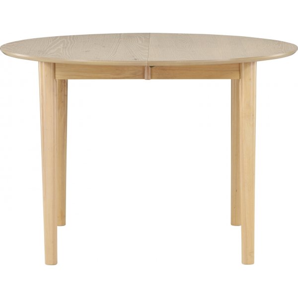 Gilda spisebord 110-150 x 110 cm - Whitewash Gilda spisebord 110-150 x 110 cm - Whitewash