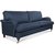 Howard London Premium 3-seters rett sofamodell - blå