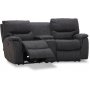 Rom Biosofa - 2-seter recliner (el) i grtt mikrofiberstoff